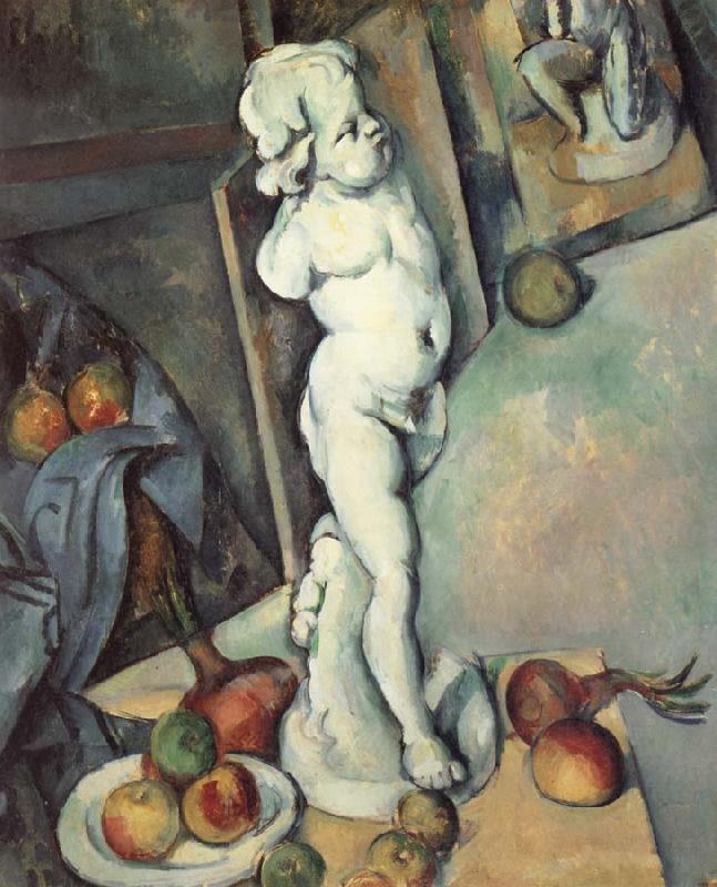 Paul Cezanne Stilleben mit Cupido Sweden oil painting art